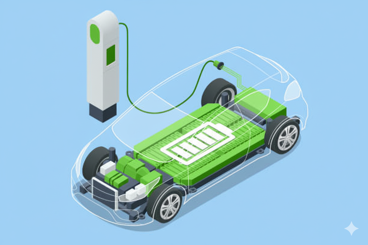 Battery Electric Vehicle Diagram