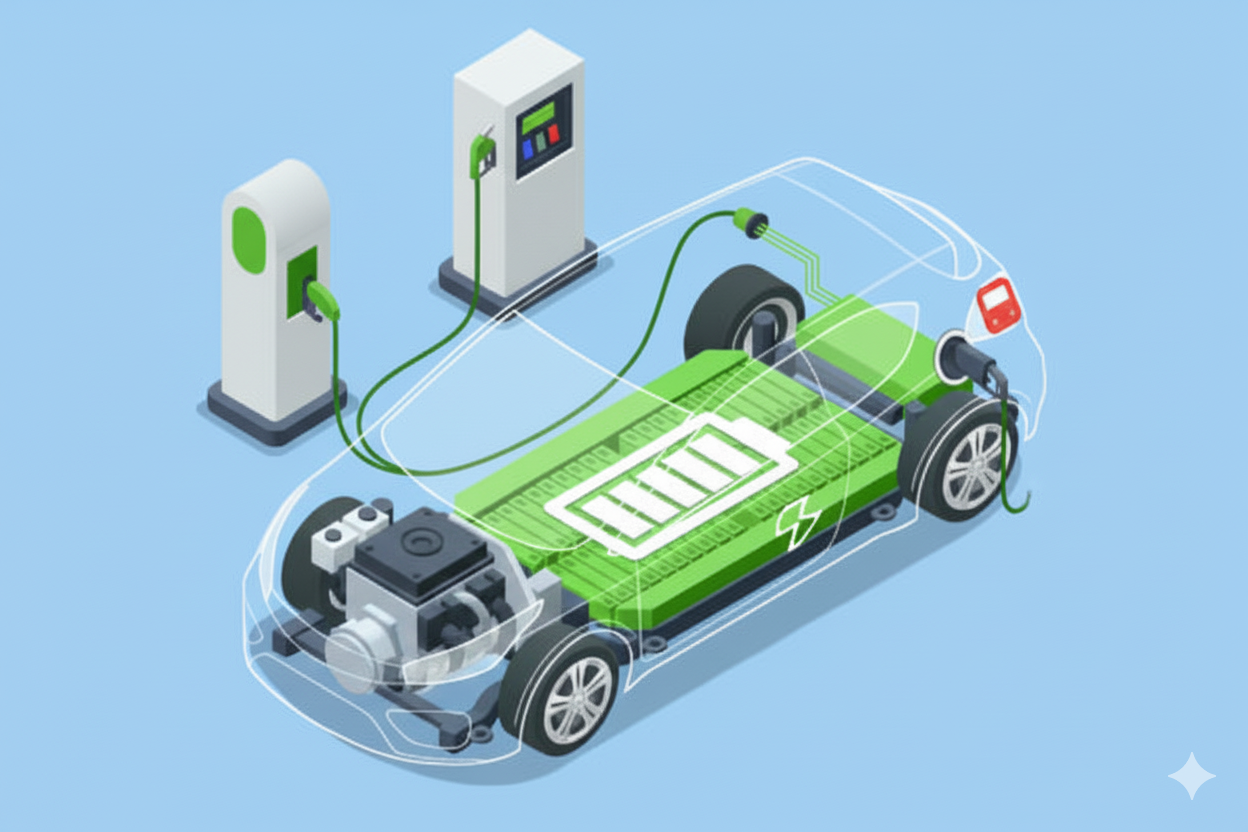 Plug-in Hybrid Vehicle Diagram